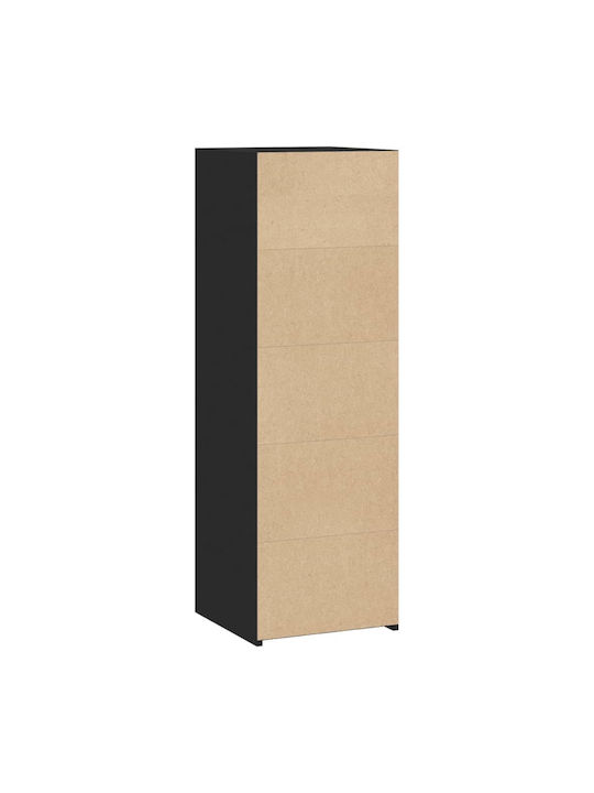 Black Bookcase 40x41x124 cm