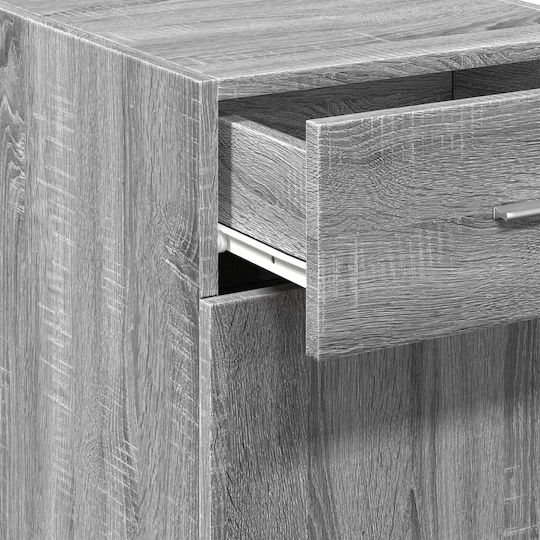 Wohnzimmer Nische aus Spanplatte Grau 40x42.5x93cm