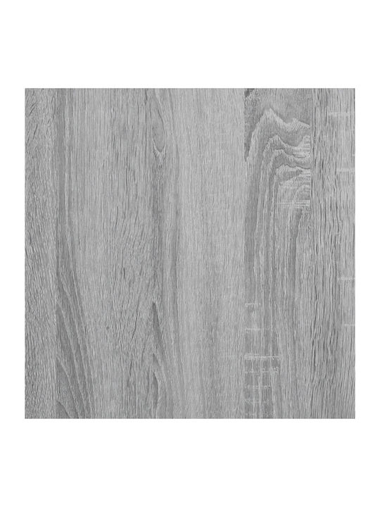 Living Room Display Cabinet Made of Particle Board Grey 40x42.5x93cm