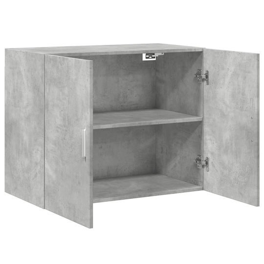 vidaXL Ντουλάπι Μπάνιου 80x42.5x64cm Γκρι