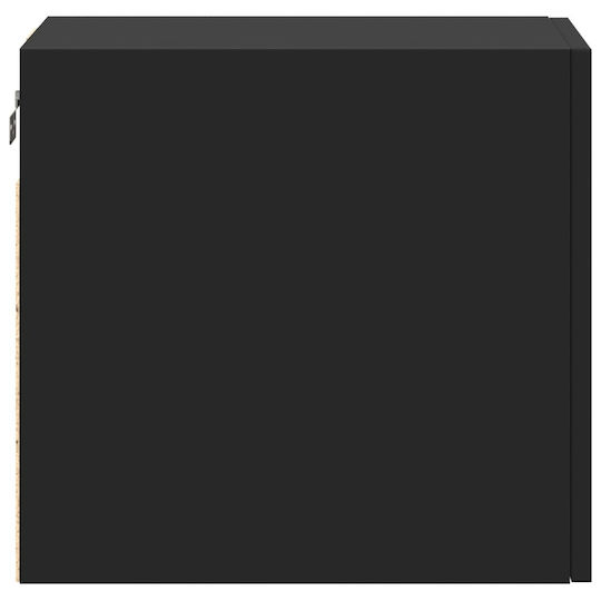 vidaXL Badezimmerschrank B30xT42.5xH40cm Schwarz