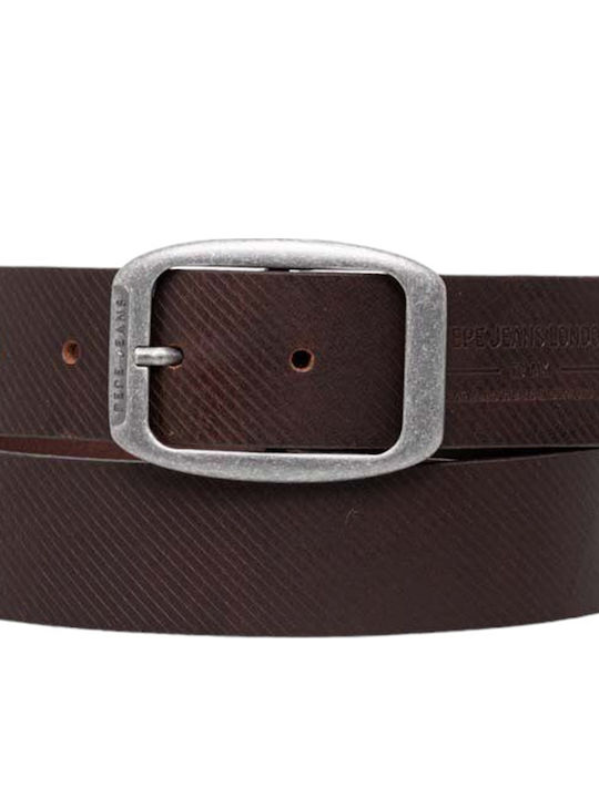 Pepe Jeans Wade Ανδρική Ζώνη Καφέ