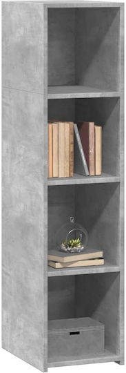 Bibliothek Grau 30x41x124cm