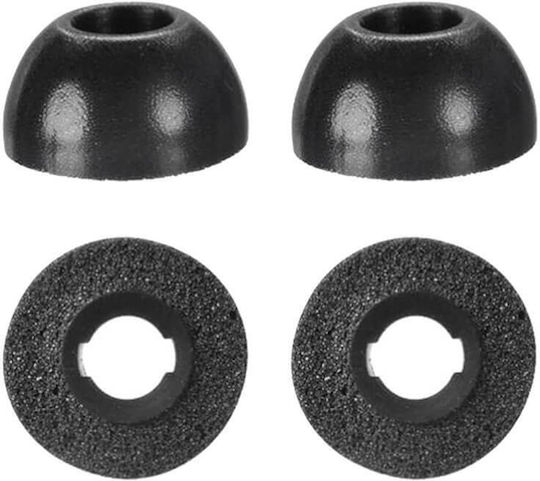Set 2 Edman Memory Foam Ohrstöpsel Samsung Galaxy Buds Pro Größe L Schwarz