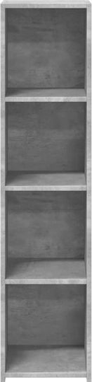Bibliothek Grau 30x41x124cm