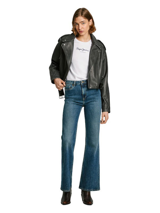 Amalia Women's Short Lifestyle Jacket for Winter Black