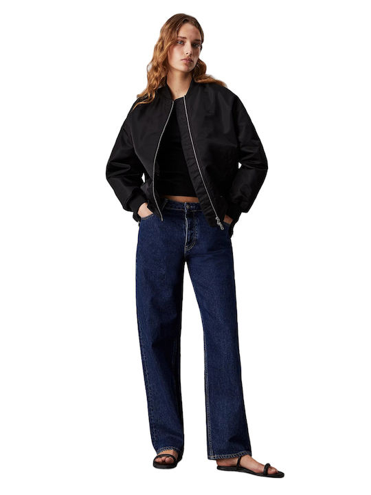 Κοντό Γυναικείο Bomber Jacket Black