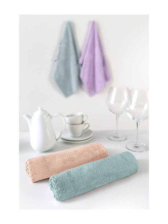 Guy Laroche Gourmet Towel in Green Color 35x50cm 2pcs