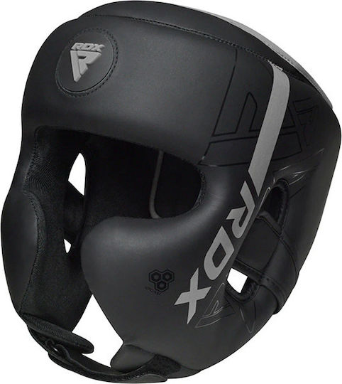 RDX Adult Open Face Boxing Headgear Leather White