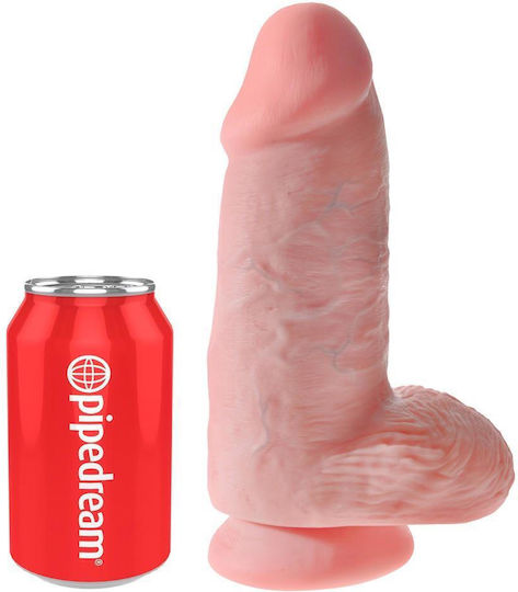 Boss Of Toys Dildo mit Hoden und Saugnapf Fleisch 22.9cm