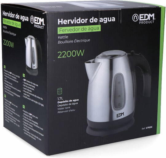 EDM Grupo Kettle 1.7lt 2200W White