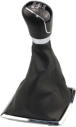 Πόμολο Ταχυτήτων για Ford Focus / Fiesta / Mondeo 2008-2012 Μαύρο
