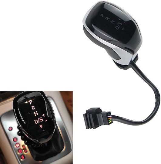 Buton schimbător viteze cu lumină LED pentru Skoda Octavia / Kodiaq / Superb Volkswagen Passat / Magazin online de golf / Tiguan / Polo / Jetta / Scirocco / Turul / CC - Centru de Comerț Electronic Alb
