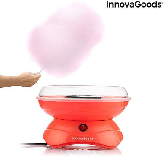 InnovaGoods Sweetycloud Машина за Захарно Памук 27см Червена