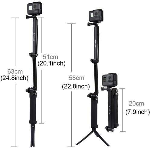 Puluz Puluz 202 Tripod for GoPro / SJCam Action Camera