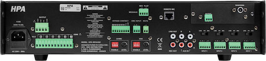 HPA HPA MPA240Z Integrat Amplificator comercial 240W/100V și Conexiuni USB/FM/Bluetooth