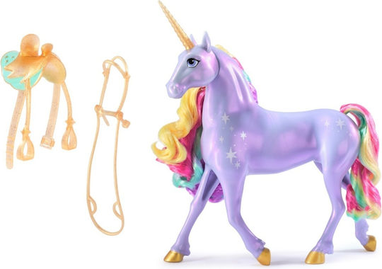 Spin Master Unicorn Academy Wildstar cu Luminițe Curcubeu 28cm.