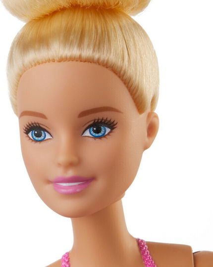 Păpușă Barbie Blondă Baletă în Costum Roz