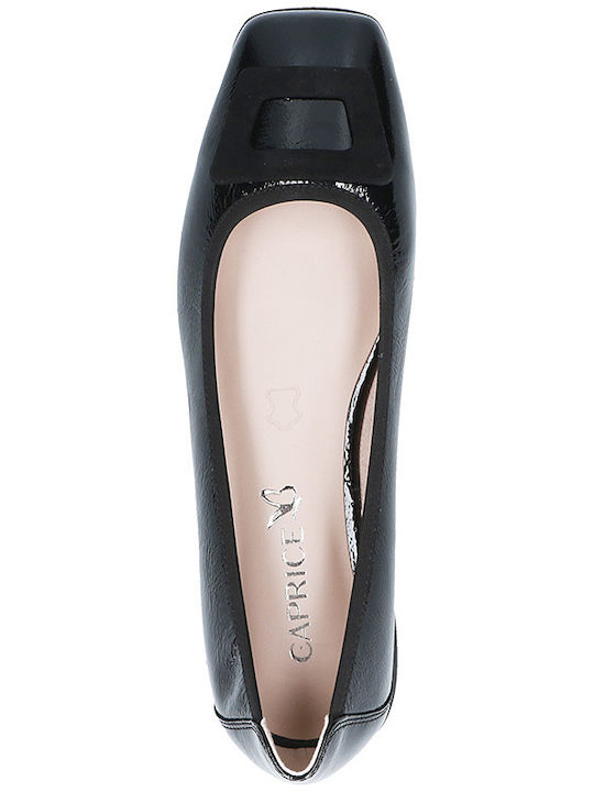 Women's Ballerina Shoes In Black Patent Leather