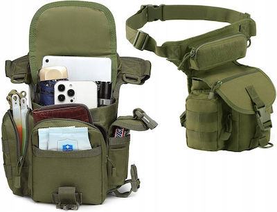 Verk Group Militärische Tasche Oberschenkel in Grün Farbe