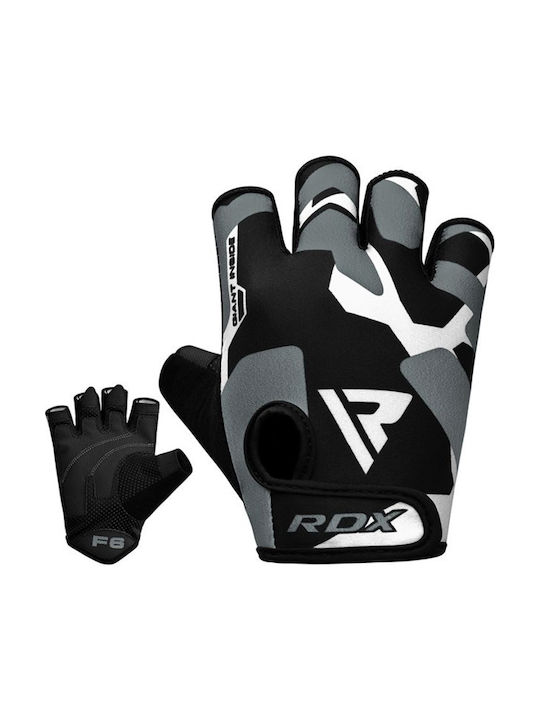 Rdx F6 Fitness Gym Handschuhe Grau