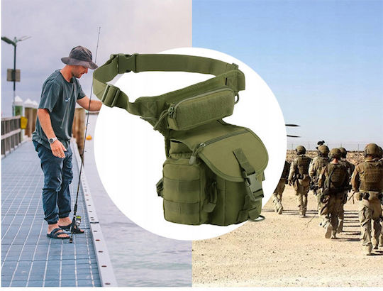 Verk Group Militärische Tasche Oberschenkel Grün