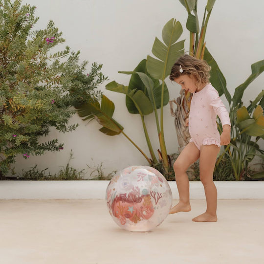Little Dutch Inflatable Beach Ball in Pink Color 35 cm