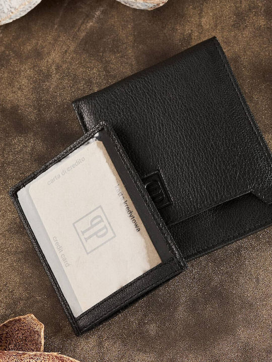 Leather Men's Wallet Classic with RFID Black