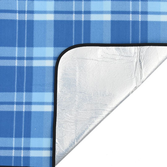 vidaXL Κουβέρτα Πικ Νικ 200x200cm σε Μπλε χρώμα