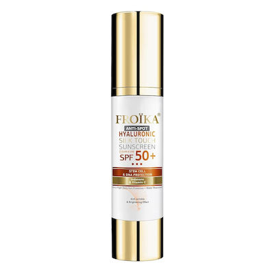 Froika Hyaluronic Silk Touch Sunscreen Anti-Spot Rezistentă la apă Crema protectie solara Cremă SPF50 50ml