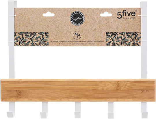 5Five Türhaken F-V Natureo 5 Schlitze Metallisch 40x2x29.8cm