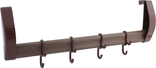 Homeplast Door Hook 4 Slots Plastic A00418 40x5x16cm