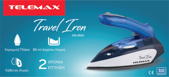 Telemax Steam Travel Iron 1100W