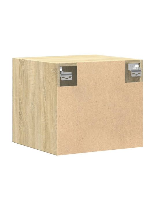Wall Living Room Cabinet made of Particle Board Oak 45x42.5x40cm