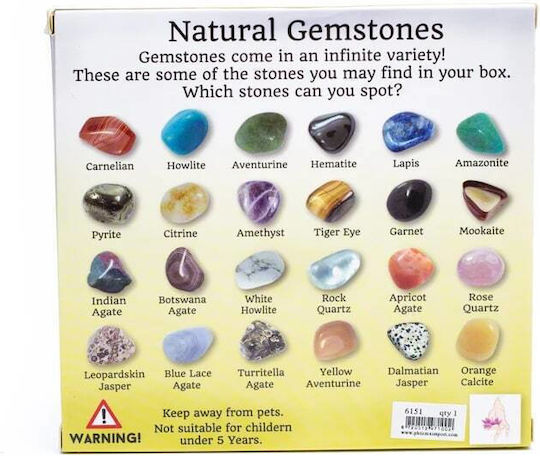 Gift Box 20 Precious Energy Stones 20 Pcs Gemstones