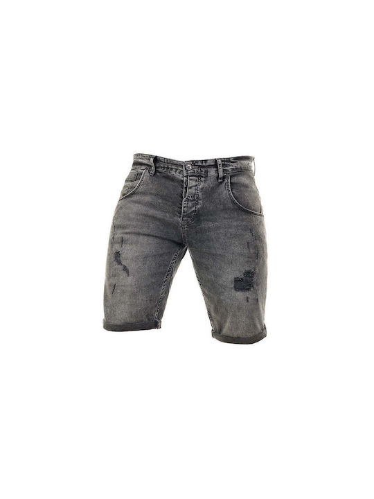 Panda Clothing Herrenshorts Jeans Gray