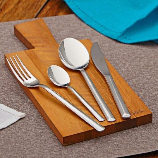 Pintinox Gabel-Set Tabelle Edelstahl Silber 24cm 6Stück
