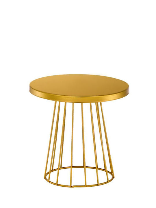 Palma Emporio Gold Metallic Pedestal Cake Stand with Lid 20x20cm