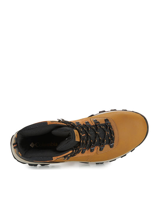 Columbia Newton Ridge Plus Ii Ανδρικά Ορειβατικά Μποτάκια Αδιάβροχα Καφέ