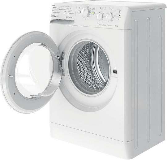Indesit Πλυντήριο Ρούχων 6kg 1200 Στροφών MTWSC 61294 W PL