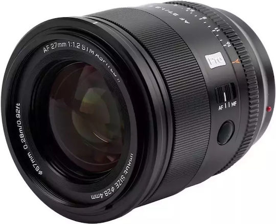 Viltrox Crop Φωτογραφικός Φακός XF-27 F1.2 AF PRO Σταθερός για Sony E Mount Μαύρος