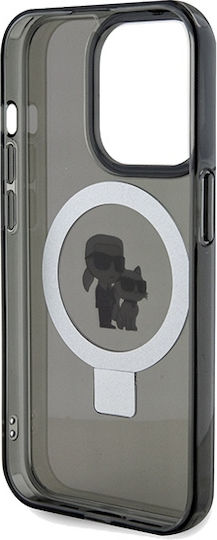 Karl Lagerfeld Karl&choupettte Back Cover Plastic Black (iPhone 14 Pro)