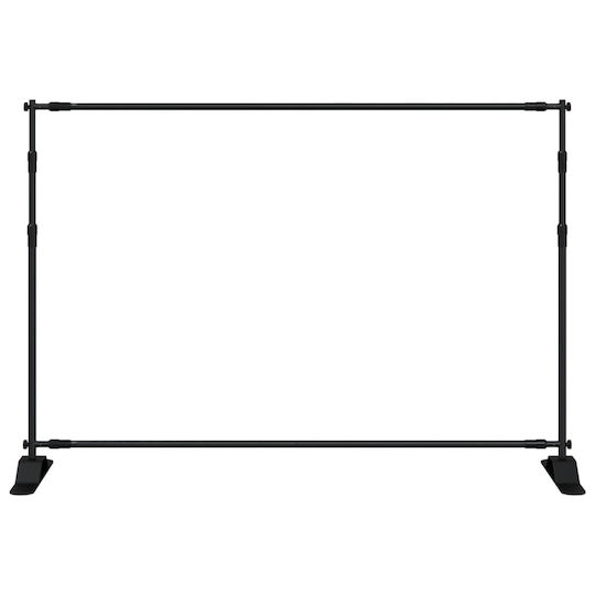 vidaXL Photography Backdrop Black