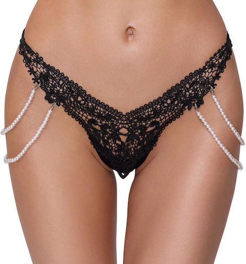 Boss Of Toys Damentasche Sexy String mit Spitze Schwarz