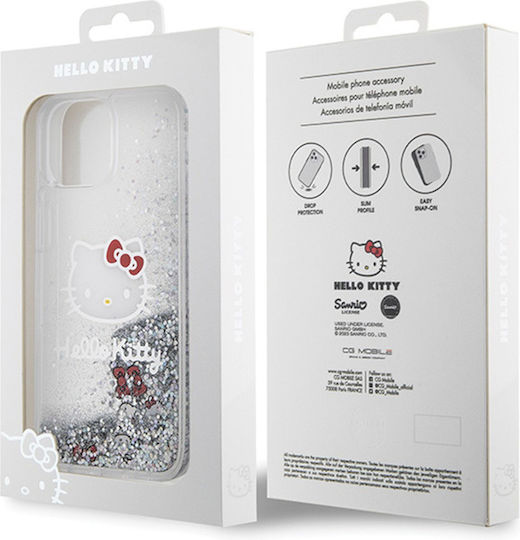 Hello Kitty Back Cover Plastic Silver (iPhone 14)