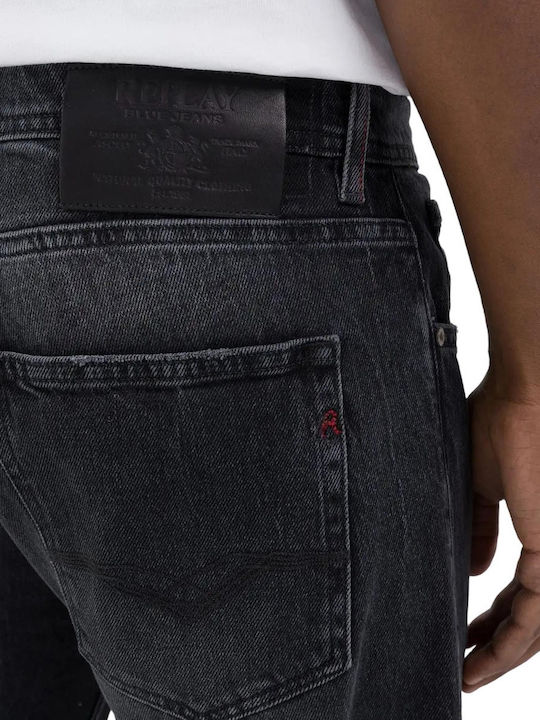 Grover Men's Jeans Pants with Regular Straight Fit Grey