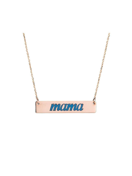 Goldsmith Necklace Mum from Rose Gold 9 K