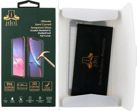 Idol 1991 9h 3D 0.3mm Full Face Tempered Glass Black (Huawei P60 Pro) 8347337