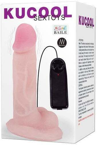 Boss Of Toys Real Penis Realistic Vibrator 18cm Flesh