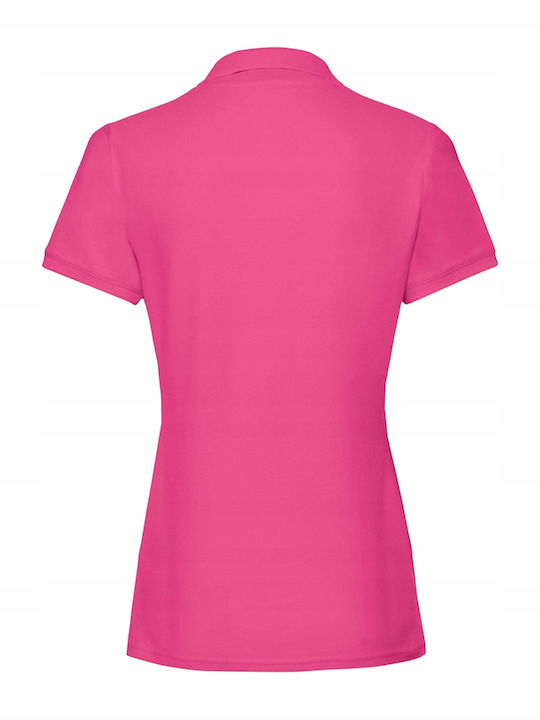 Fruit of the Loom Γυναικείο Διαφημιστικό T-shirt Κοντομάνικο Fuchsia
